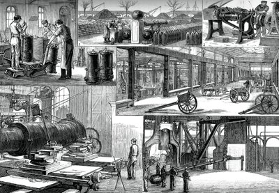 रॉयल आर्सेनल, वूलविच में, c1880 द्वारा अज्ञात