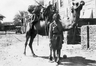 भारतीय ऊंट टुकड़ी, बगदाद, 1918 द्वारा अज्ञात