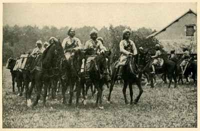 मोर्चे पर भारतीय सैनिक, प्रथम विश्व युद्ध, 1914, c1920। द्वारा अज्ञात