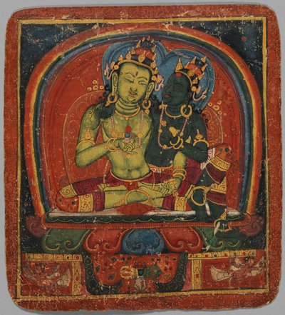 दीक्षा कार्ड त्साकलिस: अमोघसिद्धि, 15वीं सदी की शुरुआत। द्वारा अज्ञात