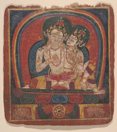 दीक्षा कार्ड त्साकलिस: वैरोचना, 15वीं सदी की शुरुआत। द्वारा अज्ञात