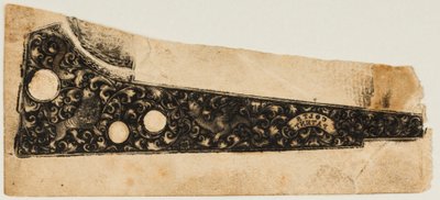 एक बछेड़ा रिवॉल्वर से स्याही छाप खींचो, ca. 1854. द्वारा अज्ञात