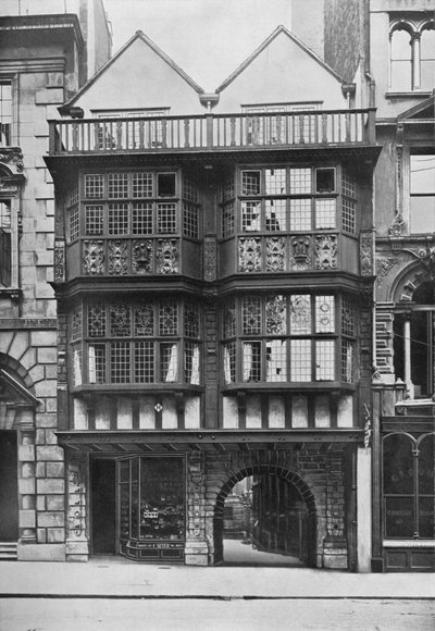 इनर टेम्पल गेट हाउस, सिटी ऑफ़ लंदन, c1900 1911 द्वारा अज्ञात