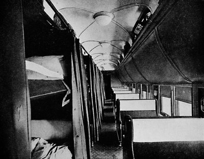 स्टैंडर्ड स्लीपर का इंटीरियर, कैनेडियन पैसिफिक रेलवे, 1926 द्वारा अज्ञात