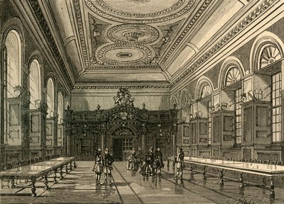 स्टेशनर्स हॉल का इंटीरियर, 1876, 1897। द्वारा अज्ञात