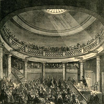 1820, c1878 में रोटुंडा, ब्लैकप्लारस रोड का इंटीरियर। द्वारा अज्ञात