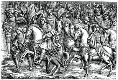 1520, 1870 के कपड़े के क्षेत्र पर फ्रांसिस I और हेनरी VIII के बीच साक्षात्कार द्वारा अज्ञात