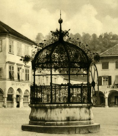आयरन वेल, ब्रुक डेर डेर, स्टायरिया, ऑस्ट्रिया, c1935। द्वारा अज्ञात