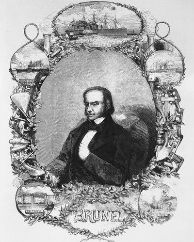इसमबार्ड किंगडम ब्रुनेल, सिविल इंजीनियर, c1850s द्वारा अज्ञात