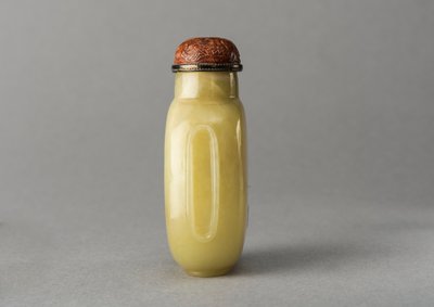 जेड स्नफ़ बोतल, चीन, किंग राजवंश, 1644-1911। द्वारा अज्ञात