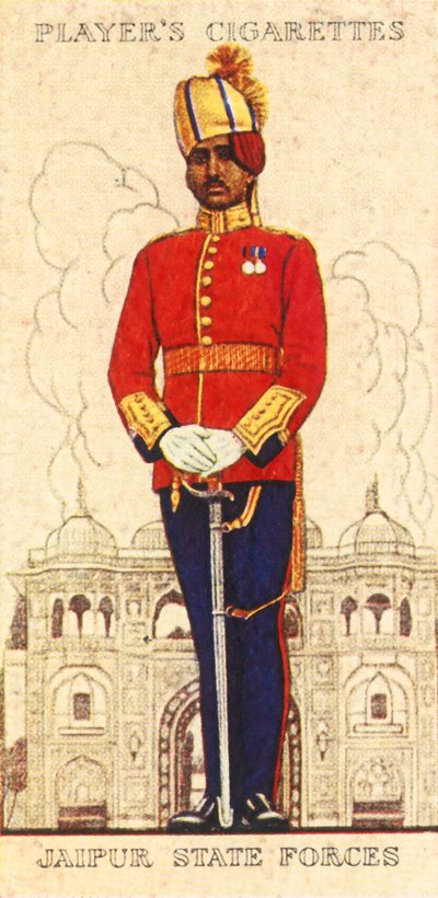 जयपुर राज्य सेना, 1936। द्वारा अज्ञात