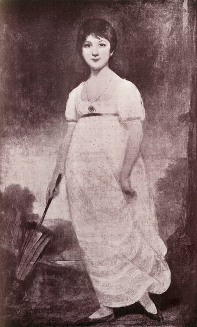 जेन ऑस्टेन, c1789, 1919 द्वारा अज्ञात