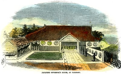 नागासाकी, जापान, 1855 में जापानी गवर्नर्स हाउस द्वारा अज्ञात