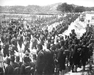 जापानी सैनिकों, कोरिया, c1900 द्वारा अज्ञात