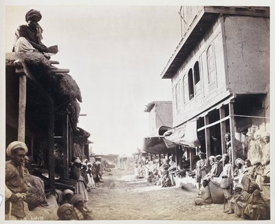 जेल्लाबाद, मेन स्ट्रीट', c 1878 द्वारा अज्ञात