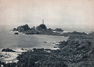 जर्सी - ला कॉर्बियर रॉक एंड लाइटहाउस, 1895 द्वारा अज्ञात