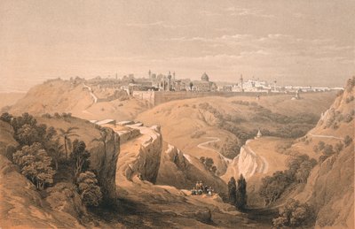 यरुशलम रोड से बेथनी तक 1855 में। द्वारा अज्ञात
