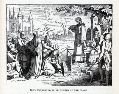 यहूदियों ने 1882 में स्टेक में जलाए जाने की निंदा की द्वारा अज्ञात