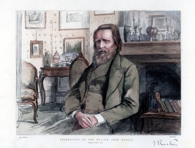 जॉन रस्किन 1819-1900, अंग्रेजी समीक्षक, लेखक, कवि और कलाकार, 1886 द्वारा अज्ञात