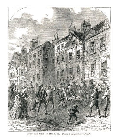 जोनाथन वाइल्ड इन द कार्ट, 1878 द्वारा अज्ञात