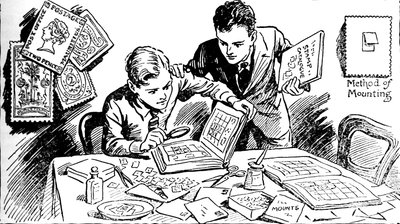 स्टाम्प्स कलेक्शन की खुशियाँ, 1937 द्वारा अज्ञात