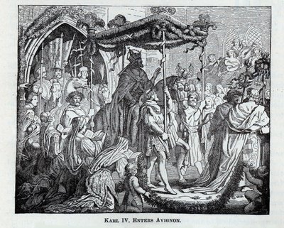 कार्ल IV एविग्नन, 1882 में प्रवेश करता है द्वारा अज्ञात