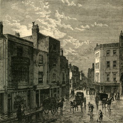 केंसिंग्टन हाई स्ट्रीट, 1860 में, c1876। द्वारा अज्ञात