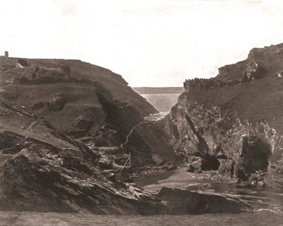 किंग आर्थर्स कैसल, टिनटैगल, कॉर्नवॉल, 1894। द्वारा अज्ञात