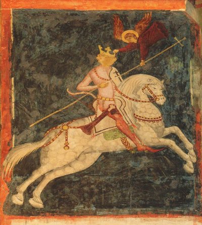 राजा व्लादिस्लाव द्वितीय। Jagiello। 15 वीं शताब्दी की शुरुआत में ल्यूबेल्स्की में ट्रिनिटी चैपल में फ्रेस्को द्वारा अज्ञात