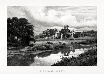 किर्कस्टाल ऐबी, लीड्स, यॉर्कशायर, 1896 द्वारा अज्ञात