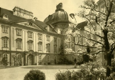 क्लोस्टर्न्यूबर्ग मठ, क्लोस्टर्नब्यूबर्ग, लोअर ऑस्ट्रिया, c1935। द्वारा अज्ञात
