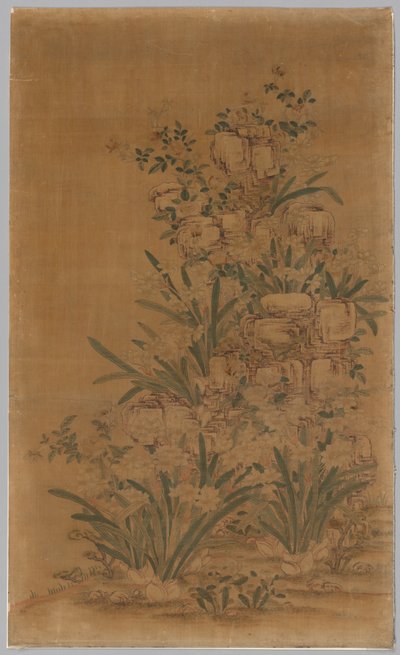 कोसु पैनल: रॉक्स एंड नार्सिसस, 1700s - 1800s। द्वारा अज्ञात
