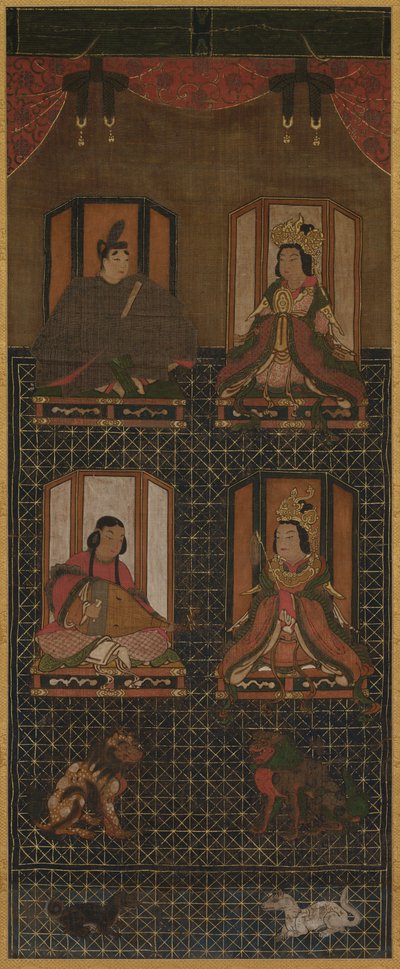 माउंट के चार देवताओं की कोया मायोजिन मंडला। कोया, 16 वीं शताब्दी। द्वारा अज्ञात