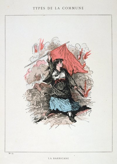 ला बैरिकेड, पेरिस कम्यून, 1871 द्वारा अज्ञात