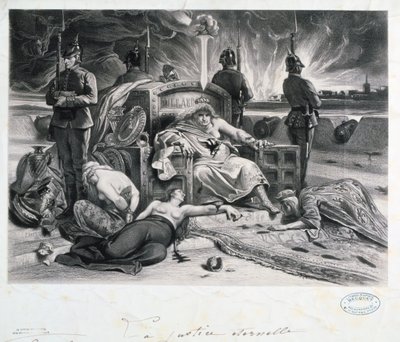 अनन्त न्याय, फ्रेंको-प्रशिया युद्ध, 1870-1871। द्वारा अज्ञात
