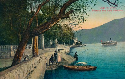 कोमो झील। विला कार्लोटा में प्रवेश, c1888। द्वारा अज्ञात