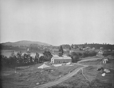 लेक प्लासीड, एडिरोंडैक्स, न्यूयॉर्क, c1897। द्वारा अज्ञात