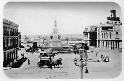 वलपरिसो में लैंडिंग स्टेज, 1911 द्वारा अज्ञात