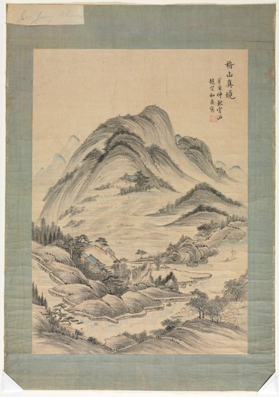धाराओं और पहाड़ों के साथ लैंडस्केप, 1392-1910। द्वारा अज्ञात
