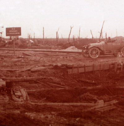 लैंगमारॉक स्टेशन, फ्लैंडर्स, बेल्जियम, c1914-c1918 द्वारा अज्ञात