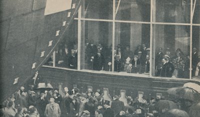 26 सितंबर, 1934, 1936 को विशाल ब्रिटिश ब्रिटिश लाइनर आरएमएस क्वीन मैरी का शुभारंभ द्वारा अज्ञात