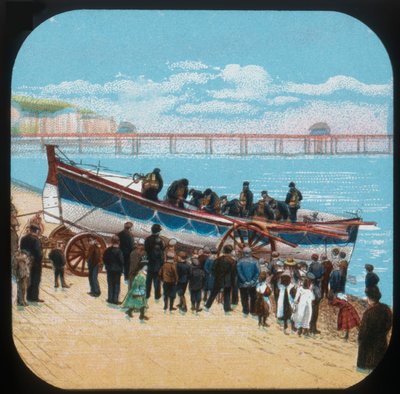 जीवन-नाव का शुभारंभ, c1900। द्वारा अज्ञात