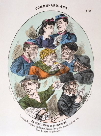 द ब्यूटीफुल डेज ऑफ द कम्यून, 1871 द्वारा अज्ञात