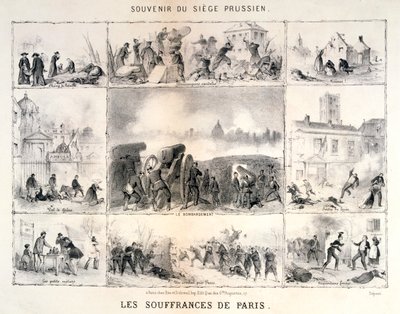 पेरिस का दुख, 1870-1871 द्वारा अज्ञात