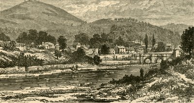 ललंगोलेन ब्रिज, 1898। द्वारा अज्ञात