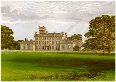 लॉको पार्क, डर्बीशायर, Drury-Lowe परिवार का घर, c1880 द्वारा अज्ञात