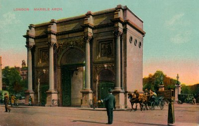 लंदन, मार्बल आर्क, c1906 द्वारा अज्ञात