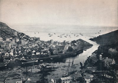 Looe - पहाड़ियों से दृश्य, 1895 का नजारा दिखा द्वारा अज्ञात