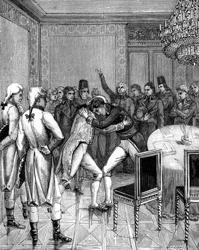 लॉर्ड कॉर्नवॉलिस और जोसेफ बोनापार्ट ने फ्रांस के अमीन्स में 1802 1882-1884 तक गले लगाया द्वारा अज्ञात