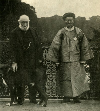 लॉर्ड सैलिसबरी और ली हंग चांग, 1901। द्वारा अज्ञात